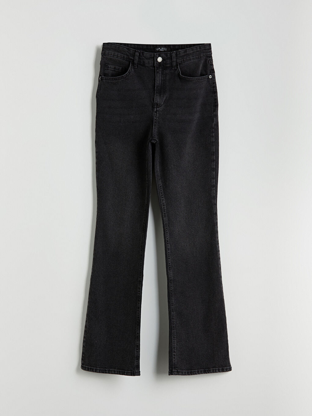 LCW Jeans Gri Crop Flare Kadın Jean Pantolon