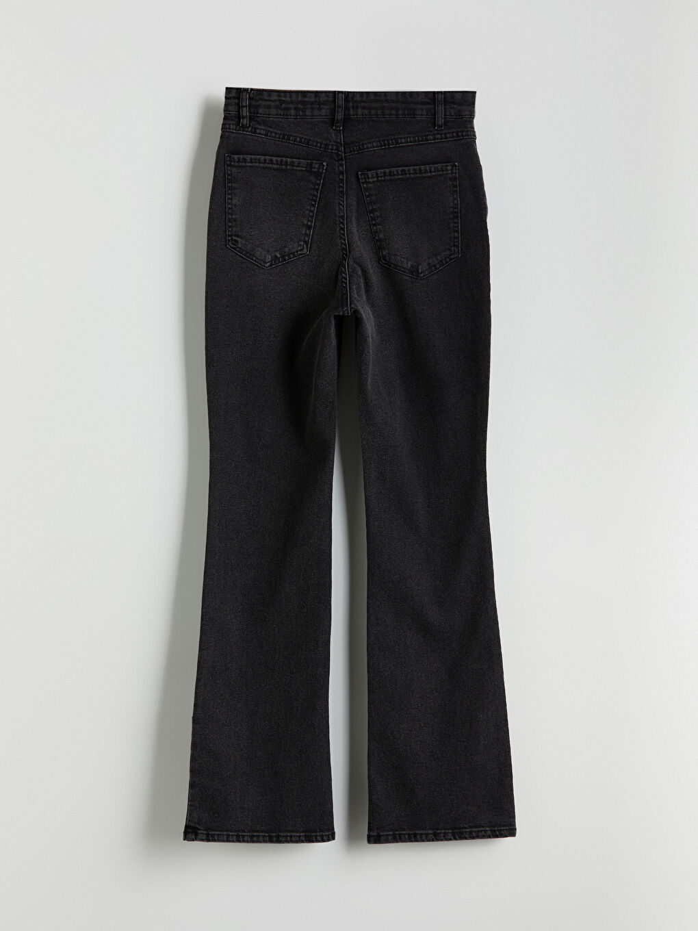 LCW Jeans Gri Crop Flare Kadın Jean Pantolon - 1