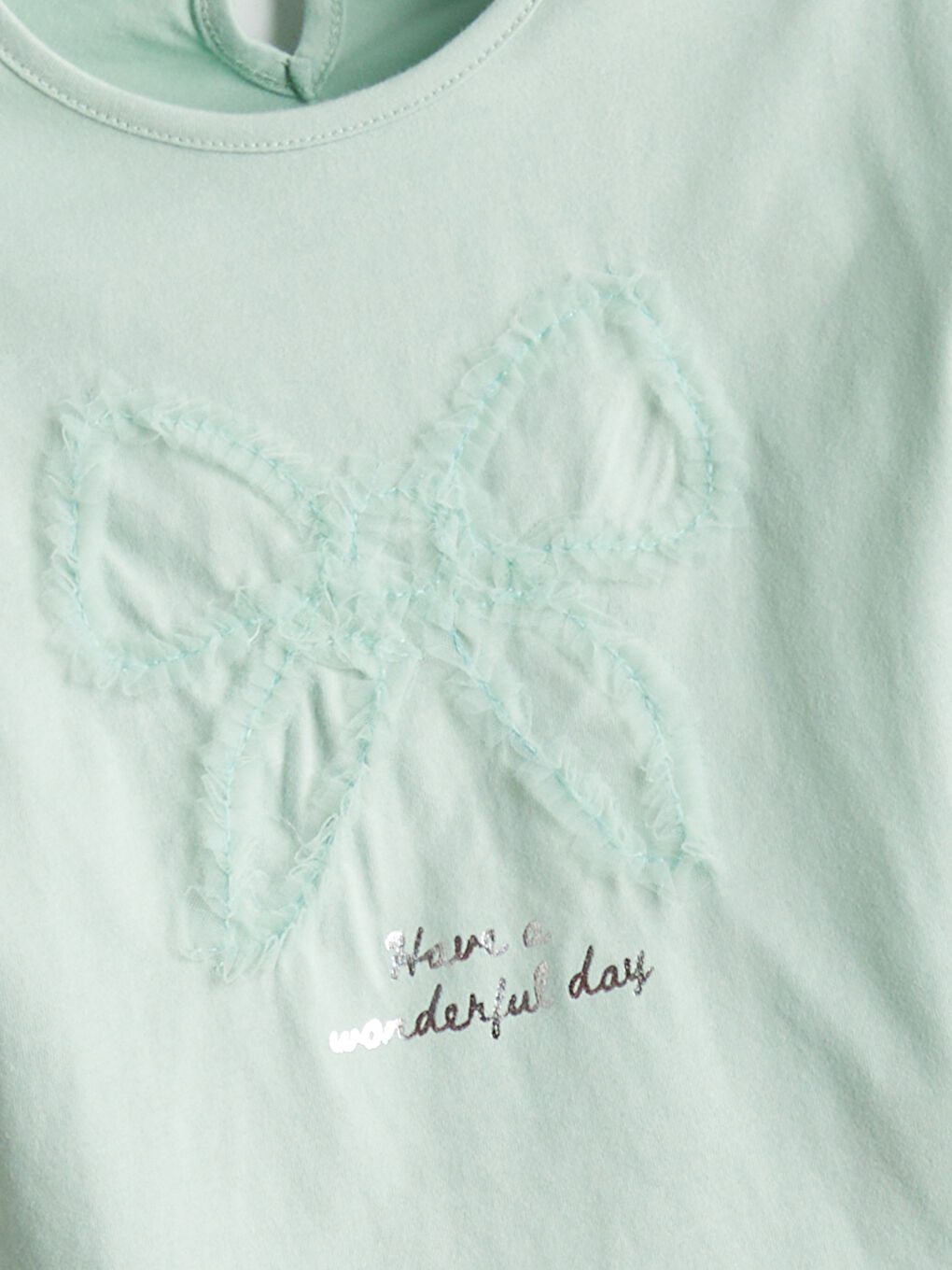 Crew Neck Cotton Girls' T-Shirt -S5P572Z1-GA4
