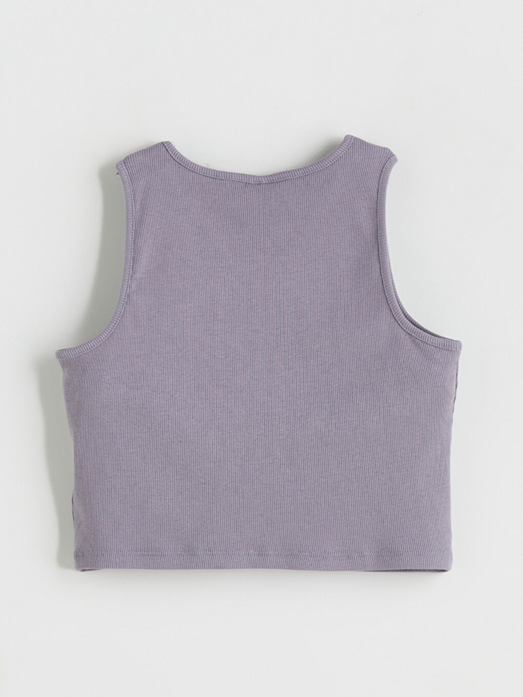 Lila Bisiklet Yaka Kız Çocuk Pijama Üst-2