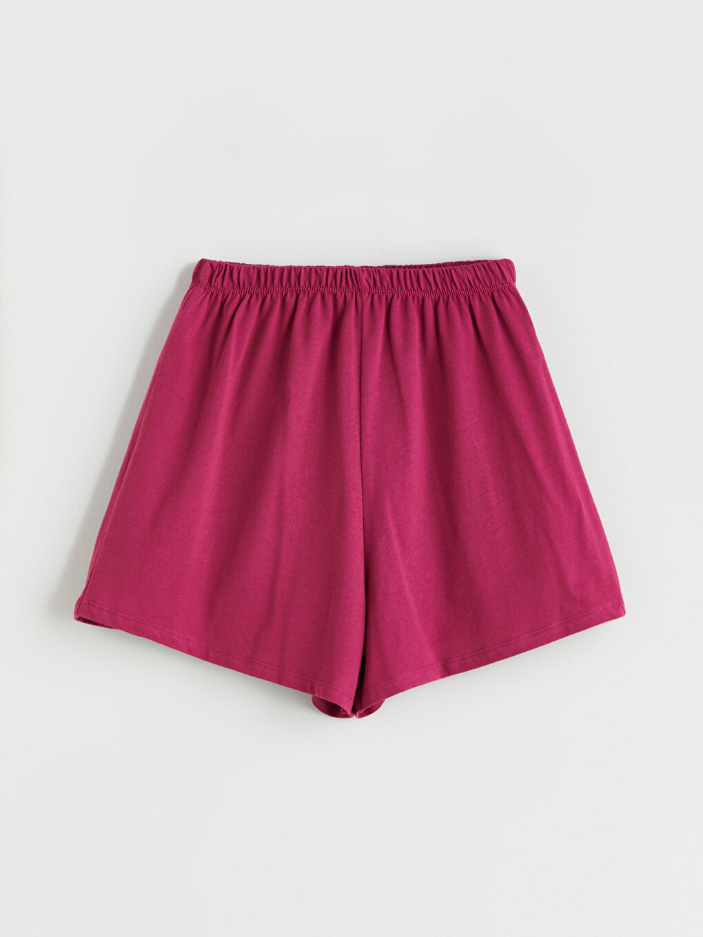 Lila Bisiklet Yaka Kız Çocuk Şortlu Pijama Takımı-7