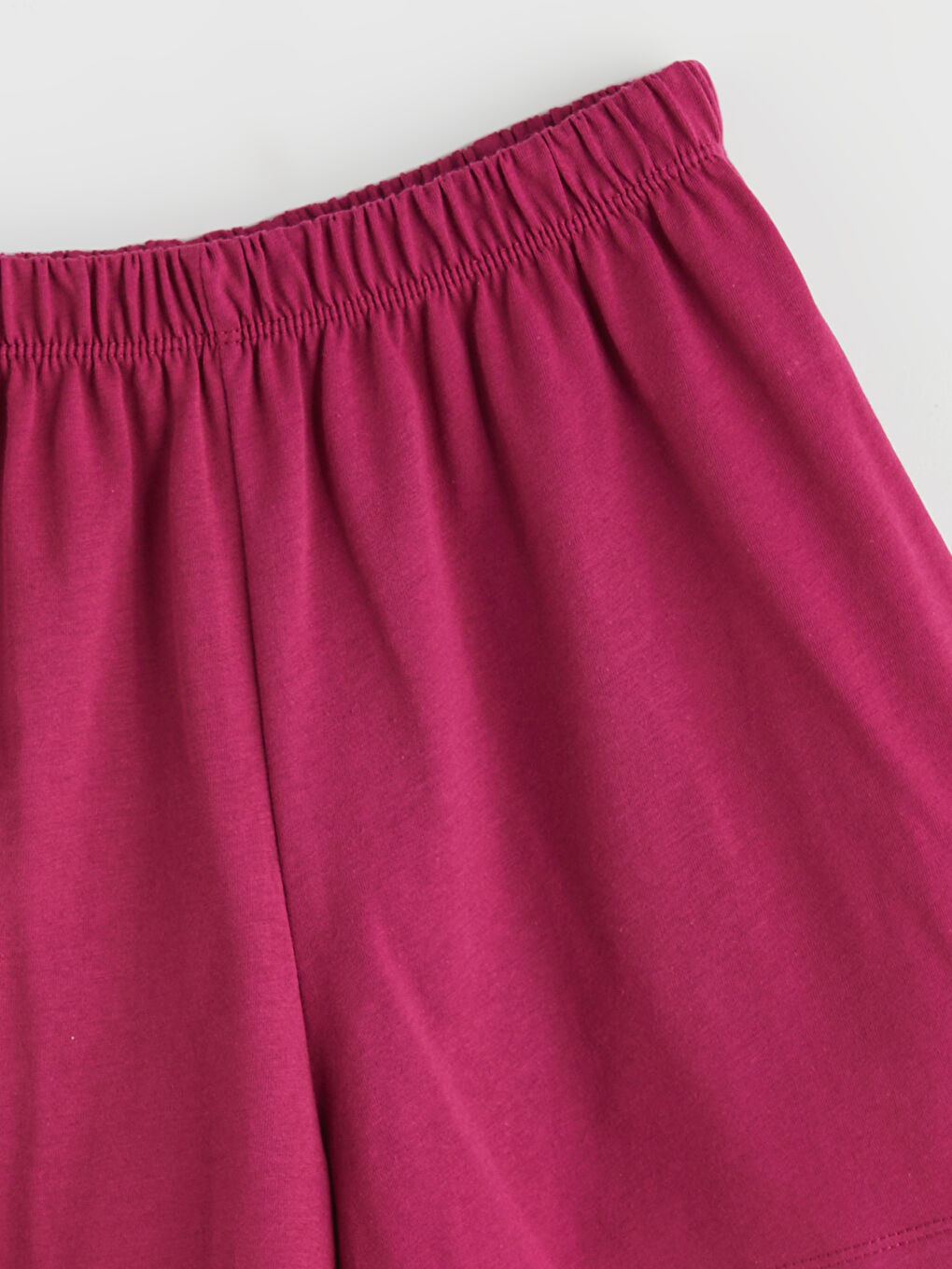 Lila Bisiklet Yaka Kız Çocuk Şortlu Pijama Takımı-8