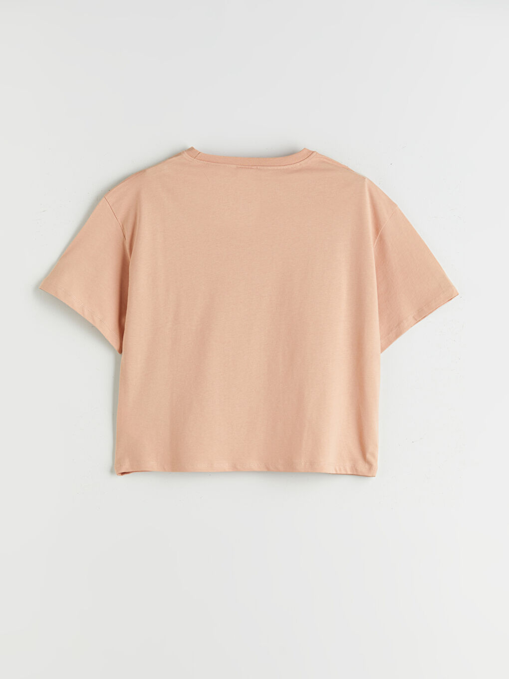 Kahverengi Bisiklet Yaka Kız Çocuk Pijama Üst-2