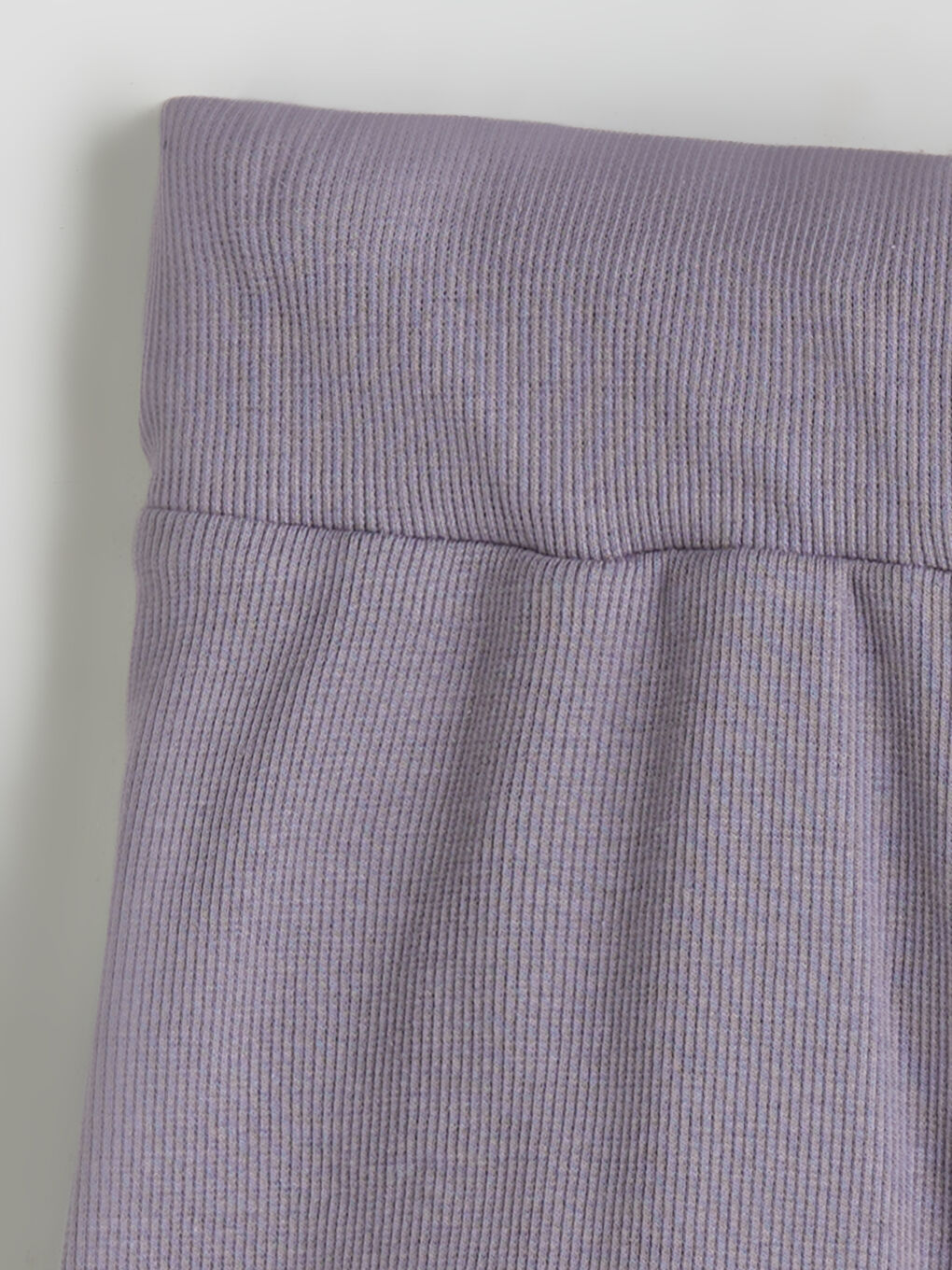 Lila Beli Lastikli Kız Çocuk Pijama Şort-1