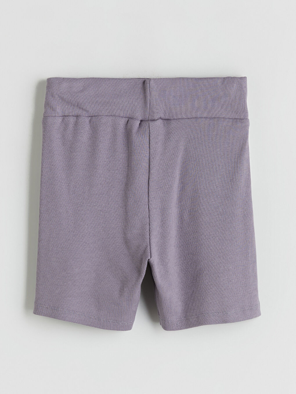 Lila Beli Lastikli Kız Çocuk Pijama Şort-2