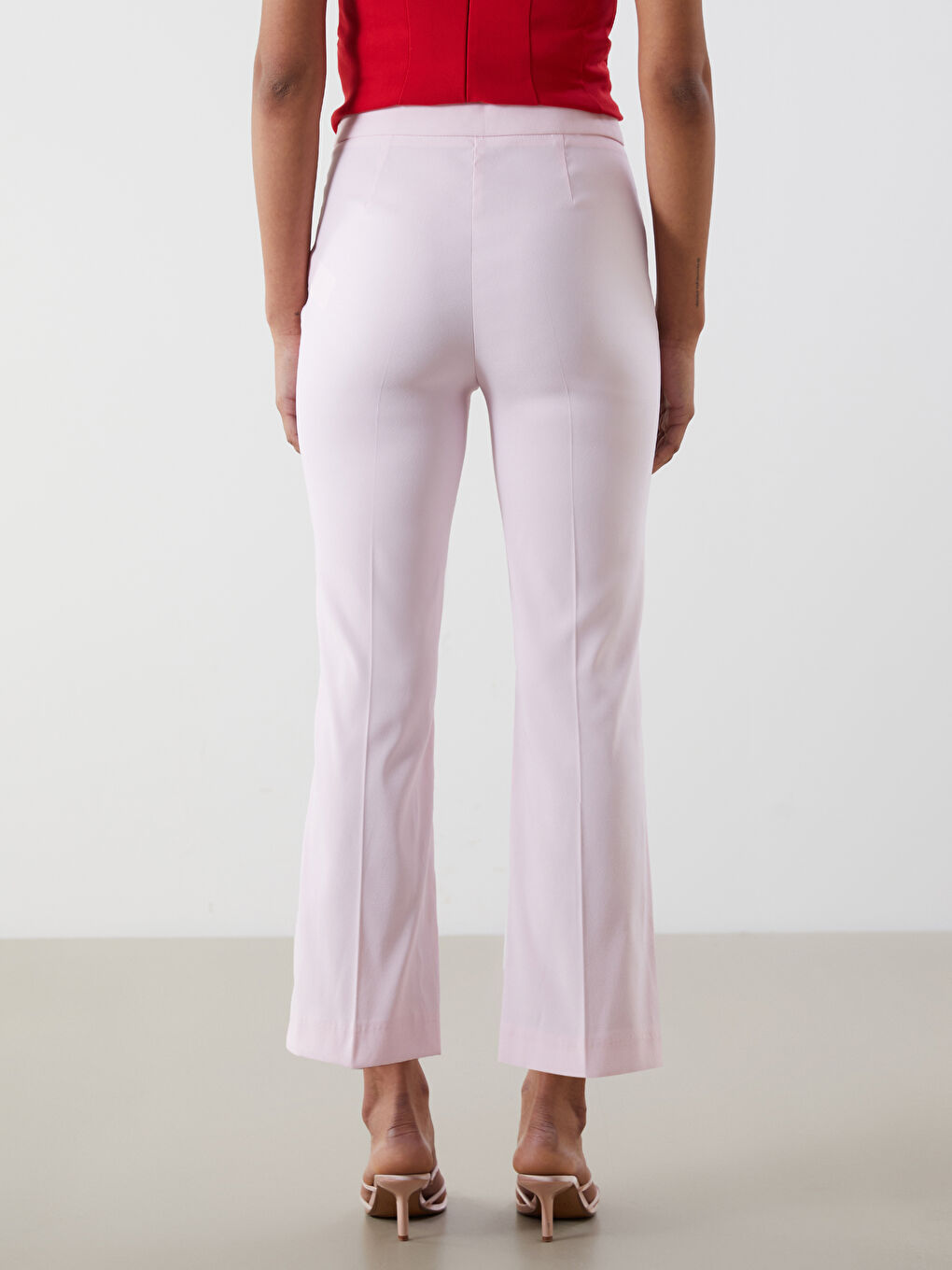 Slim Fit Flared Women's Trousers -S5P587Z8-YQ2