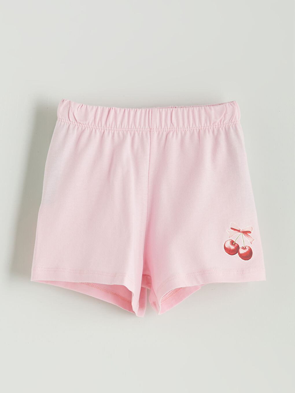 Elastic Waist Printed Girl's Shorts 2 Pieces -S5P597Z1-QWL