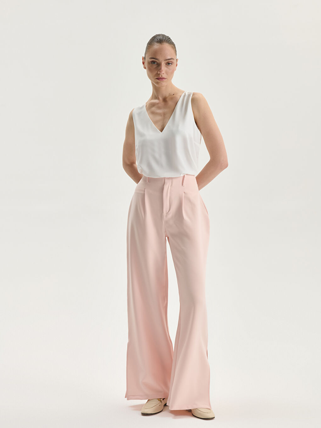 Blouse Col V-1