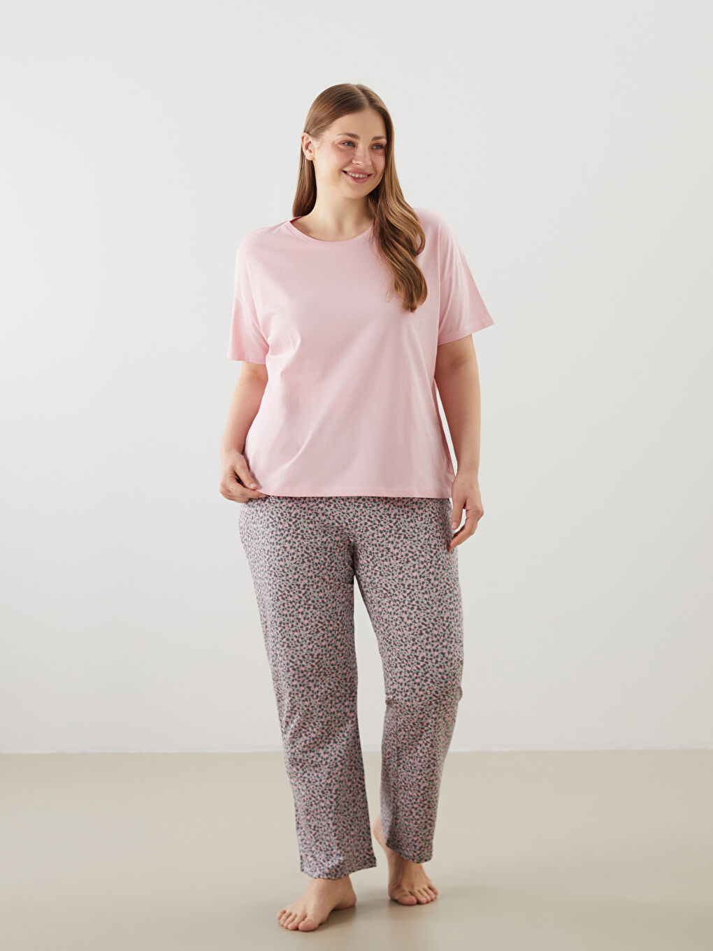 Woman GREY Pyjama Set -S5P665Z8-LRW