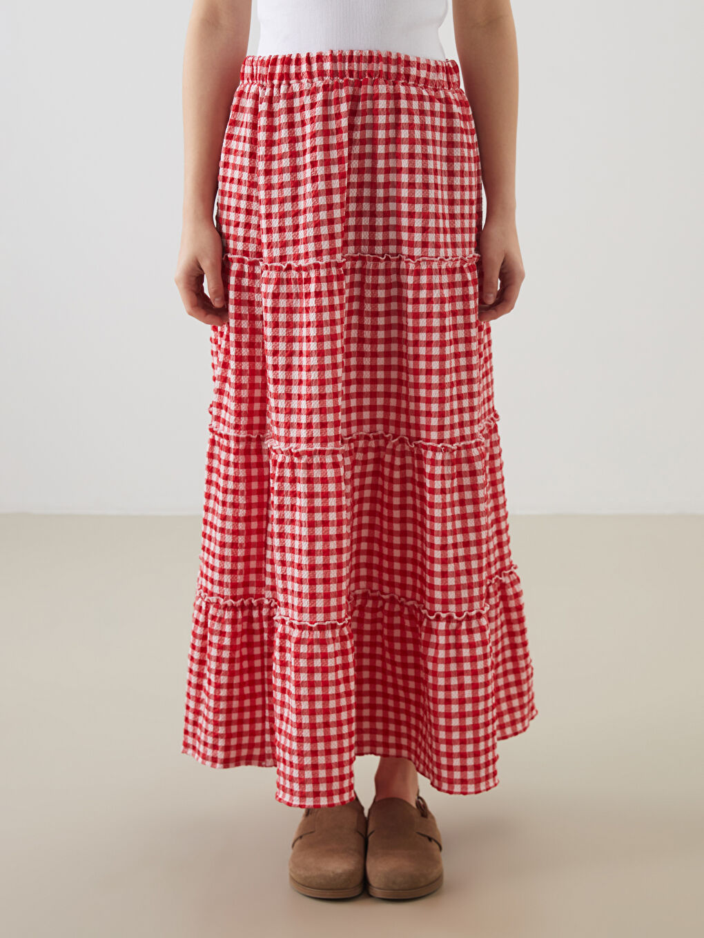 Woman RED Skirt -S5P710Z8-CRT