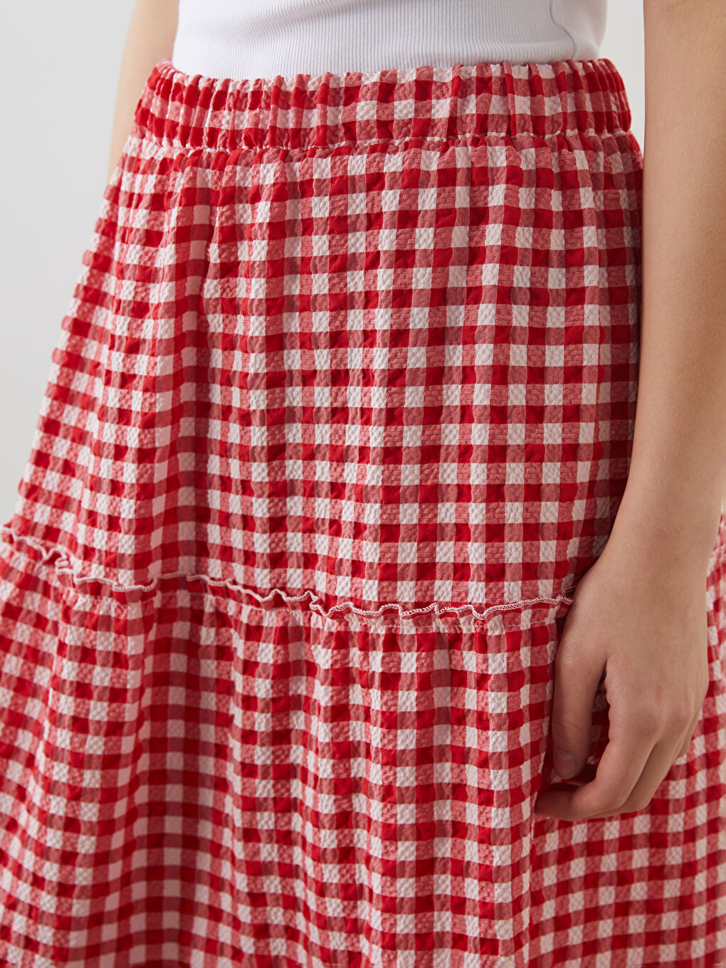 Woman RED Skirt -S5P710Z8-CRT