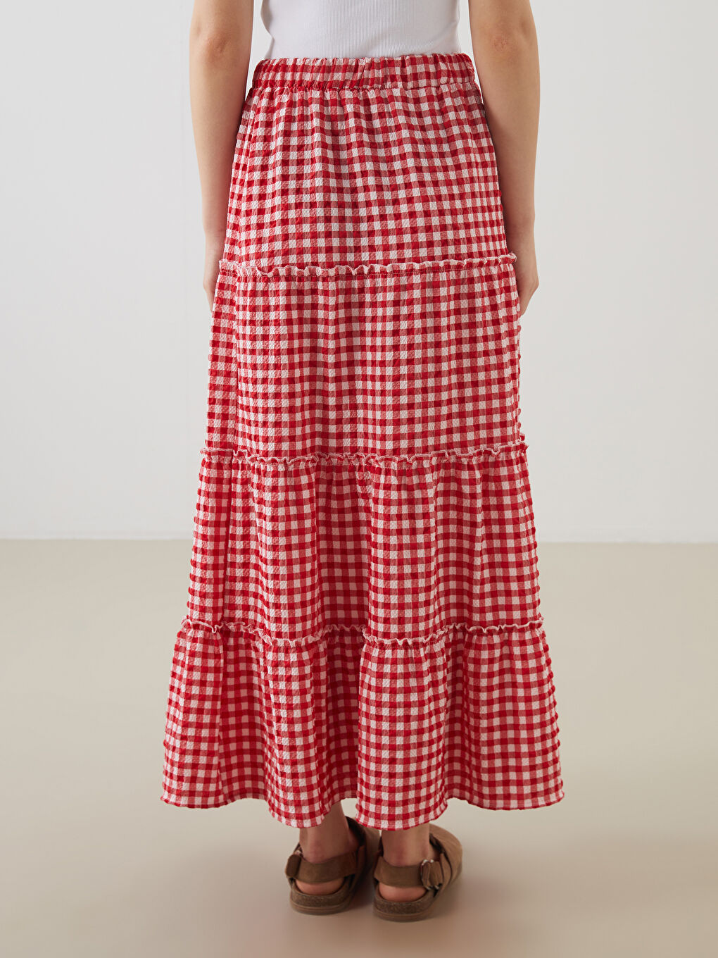 Woman RED Skirt -S5P710Z8-CRT
