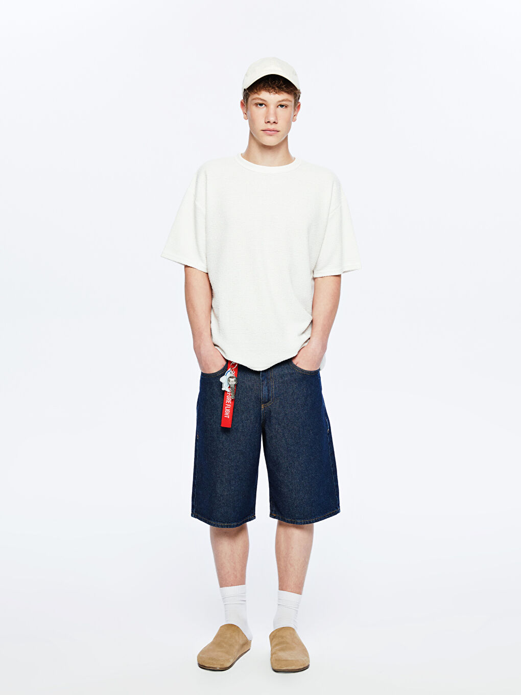 LCW Teen Crew Neck Basic Young Men's T-Shirt -S5P734Z4-Q6K