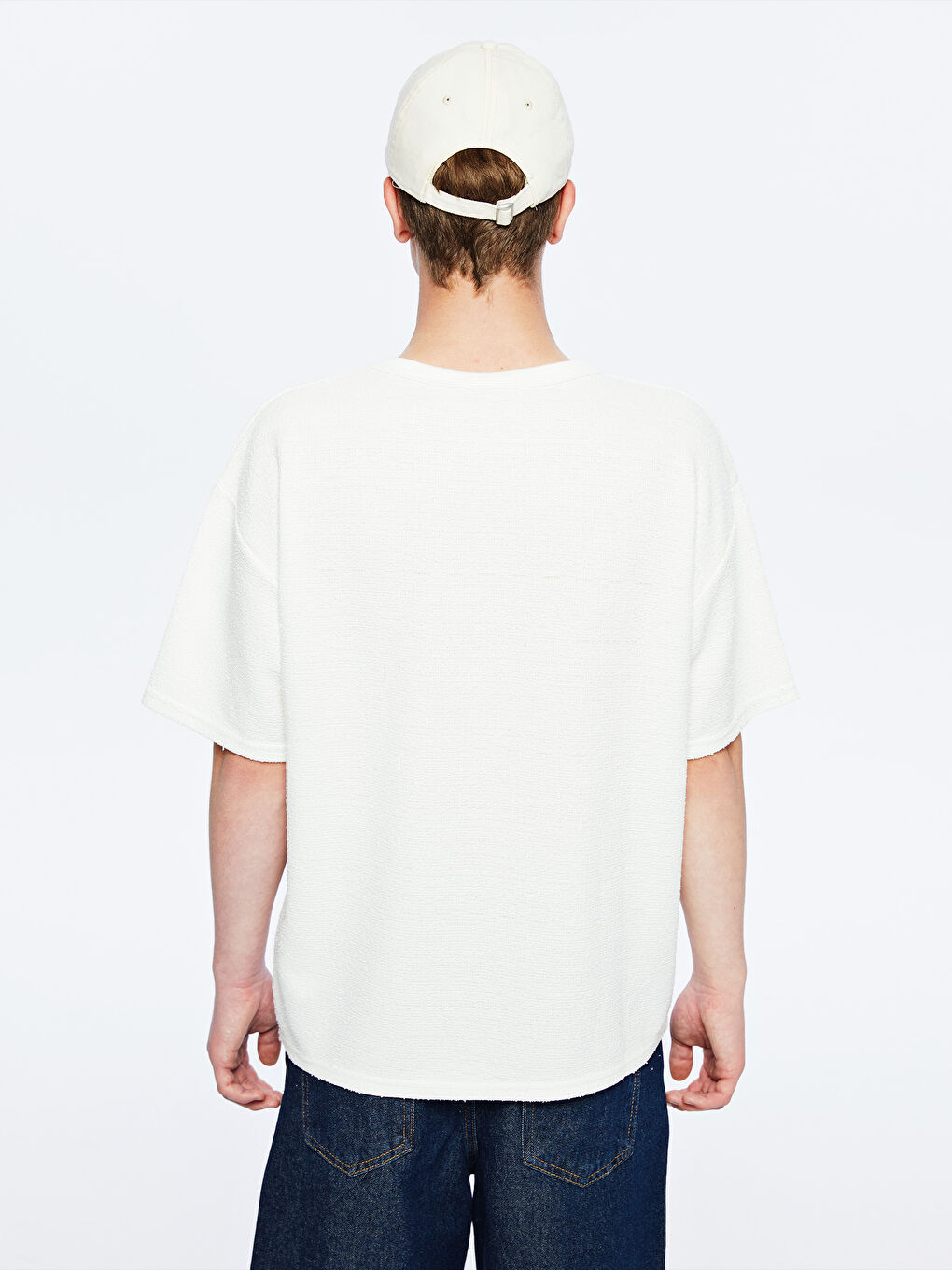 LCW Teen Crew Neck Basic Young Men's T-Shirt -S5P734Z4-Q6K
