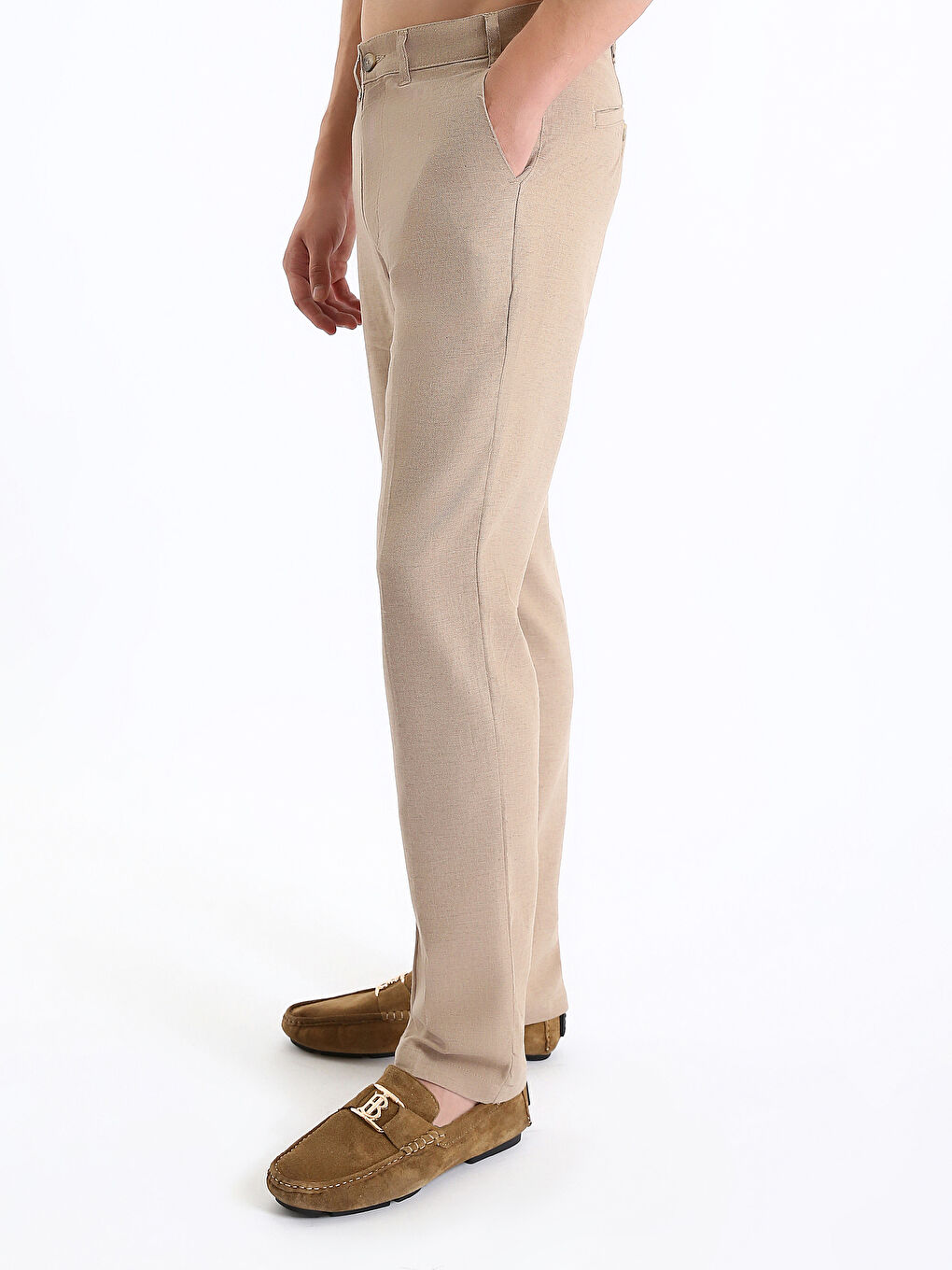 Pantalon Homme Coupe Standard en Sergé-3