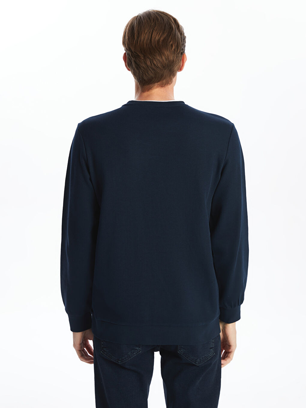 Мужской свитшот с круглым вырезом-7