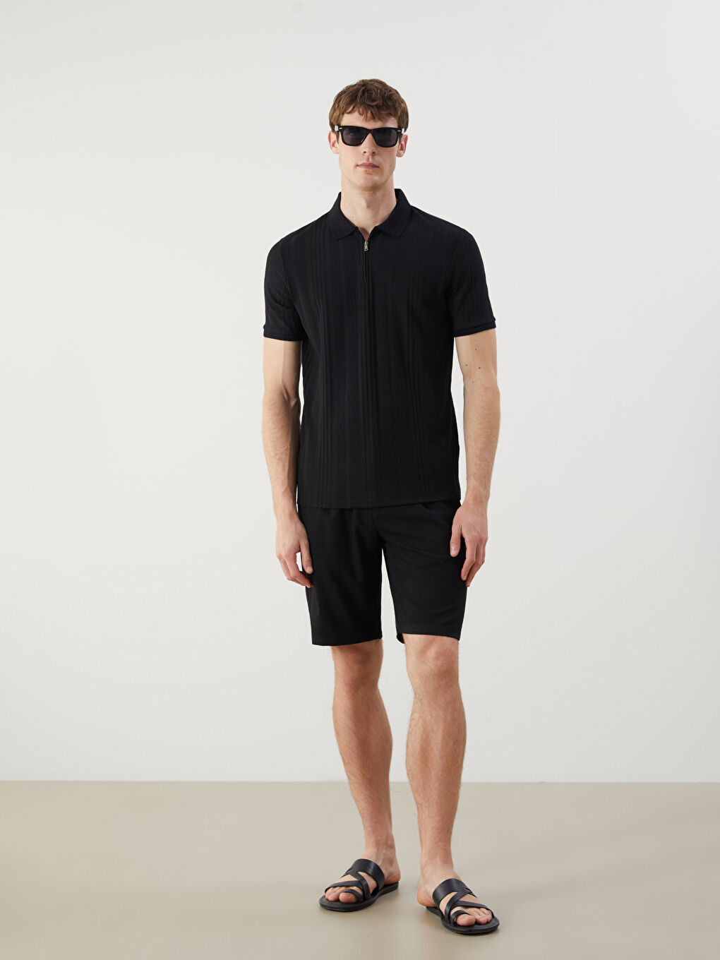 LCW Vision Polo Neck Jersey Men's T-Shirt -S5P756Z8-CVL