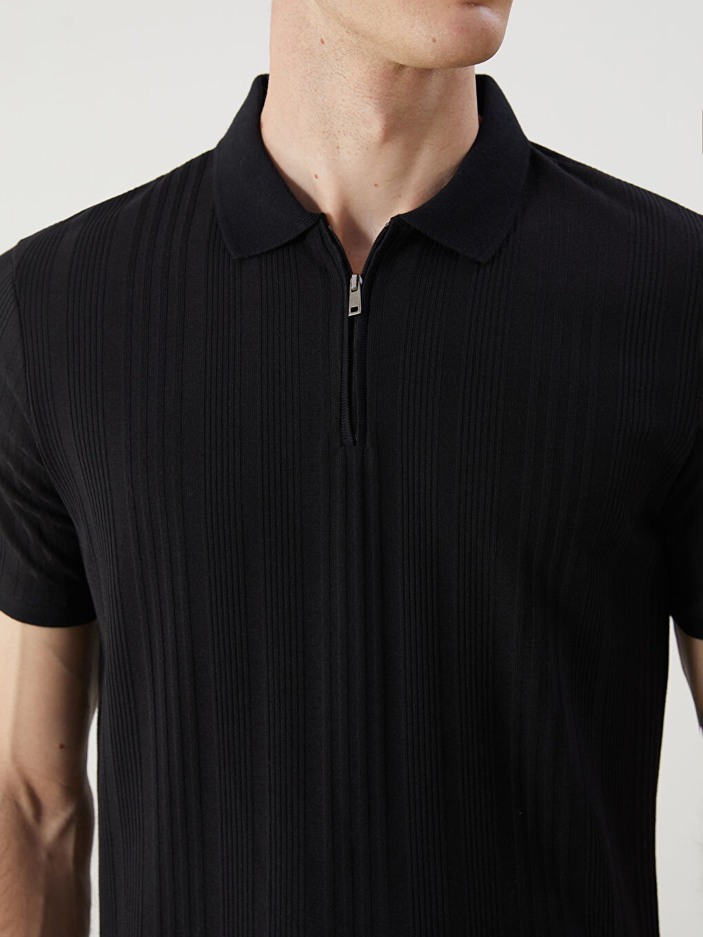 LCW Vision Polo Neck Jersey Men's T-Shirt -S5P756Z8-CVL
