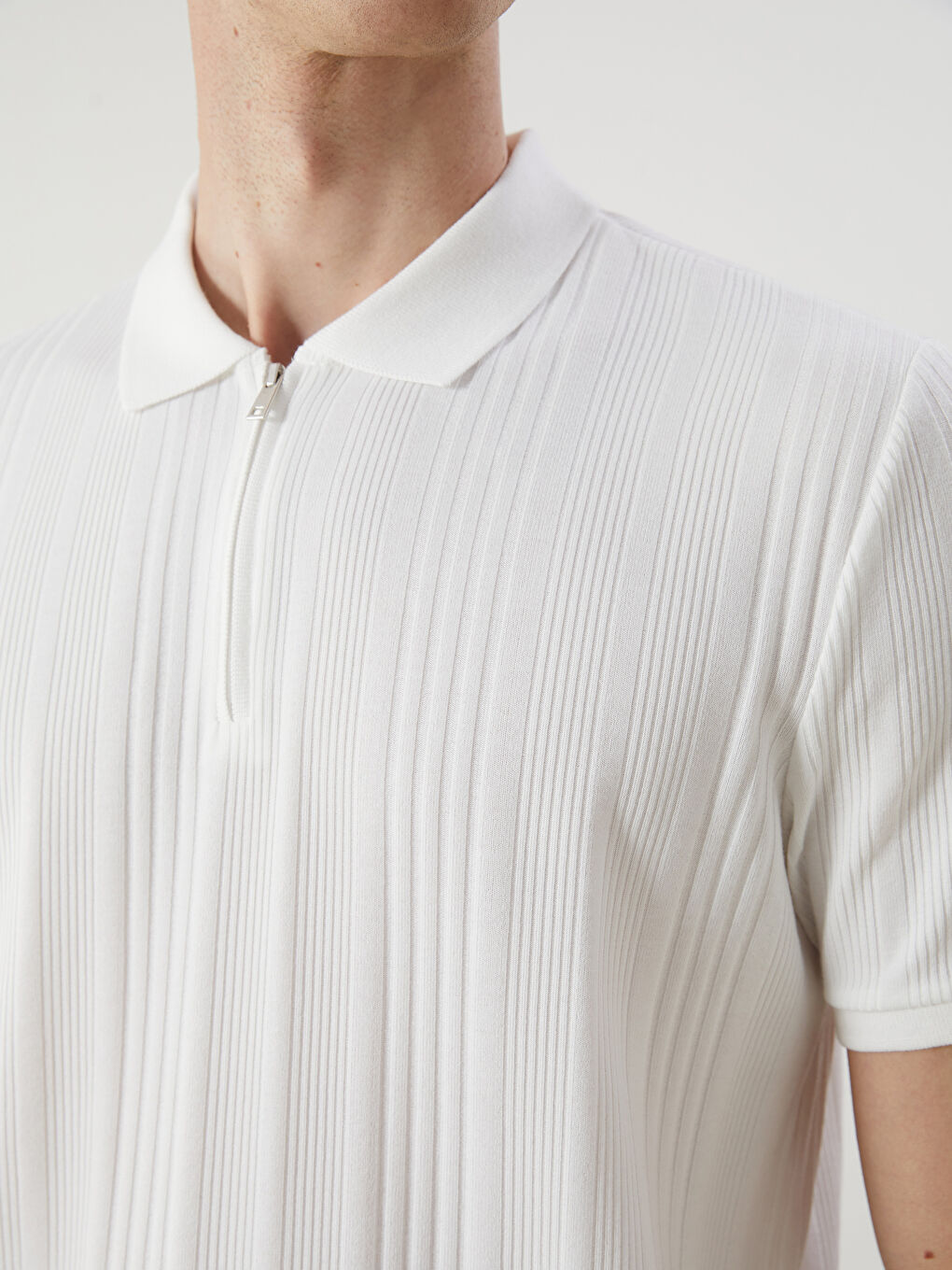 LCW Vision Polo Neck Jersey Men's T-Shirt -S5P756Z8-R9J