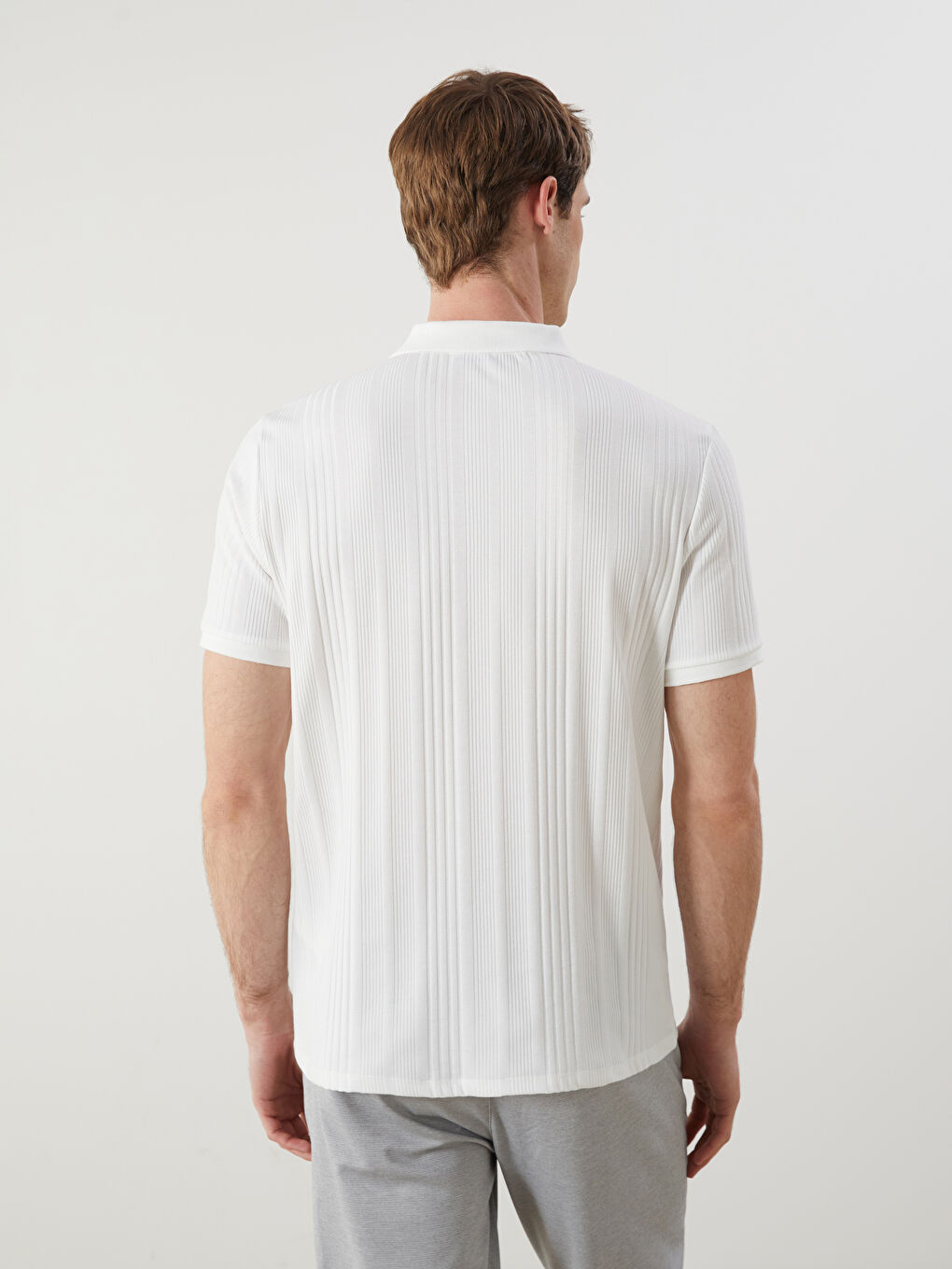 LCW Vision Polo Neck Jersey Men's T-Shirt -S5P756Z8-R9J
