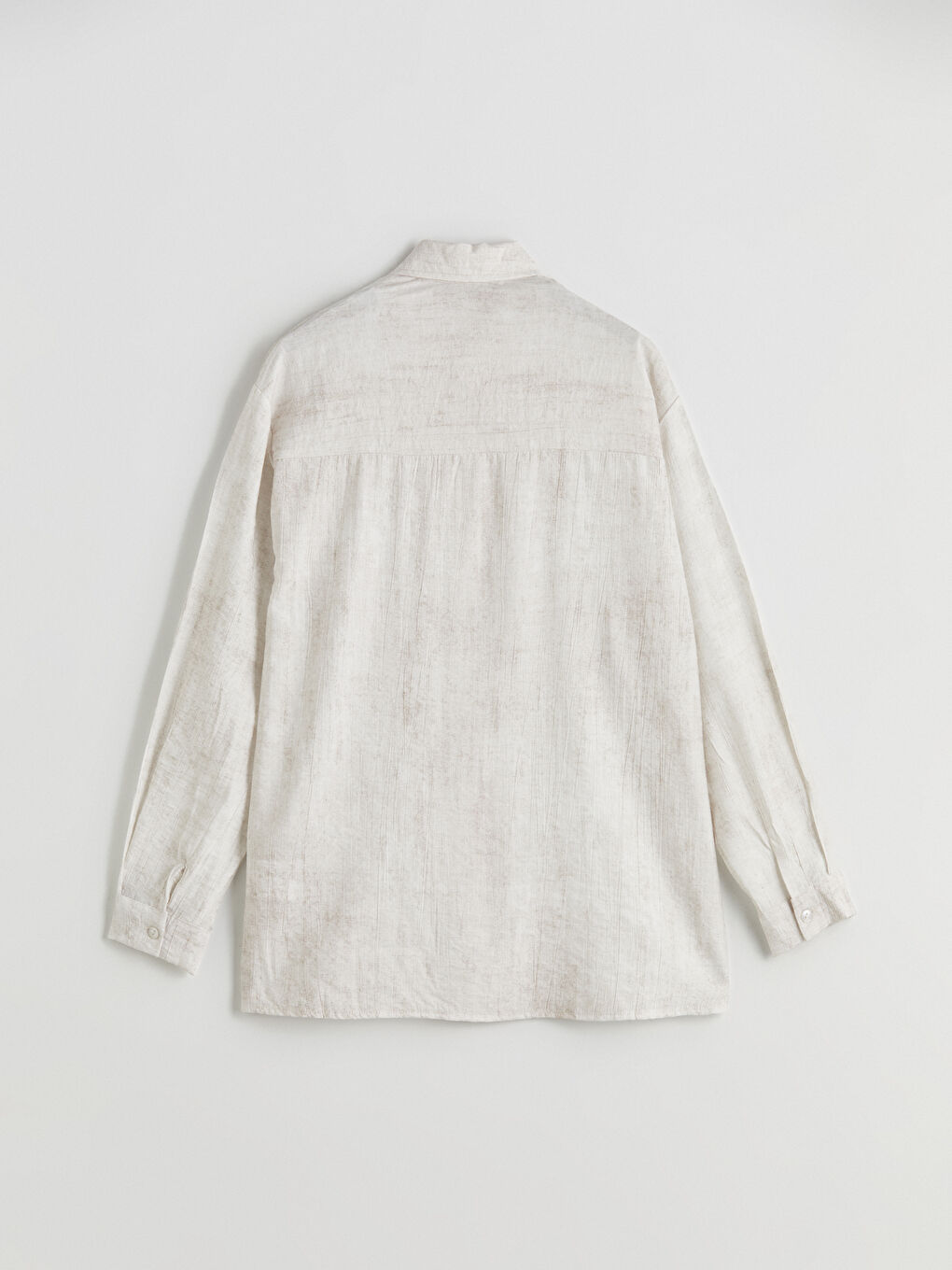 LCW Modest Textured Women's Shirt Tunic -S5P773Z8-EEW