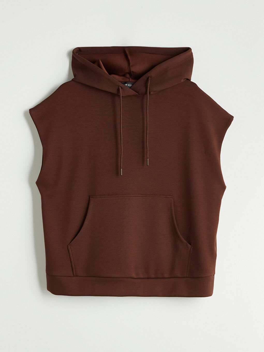 Kahverengi Kanguru Cepli Kadın Hoodie-4