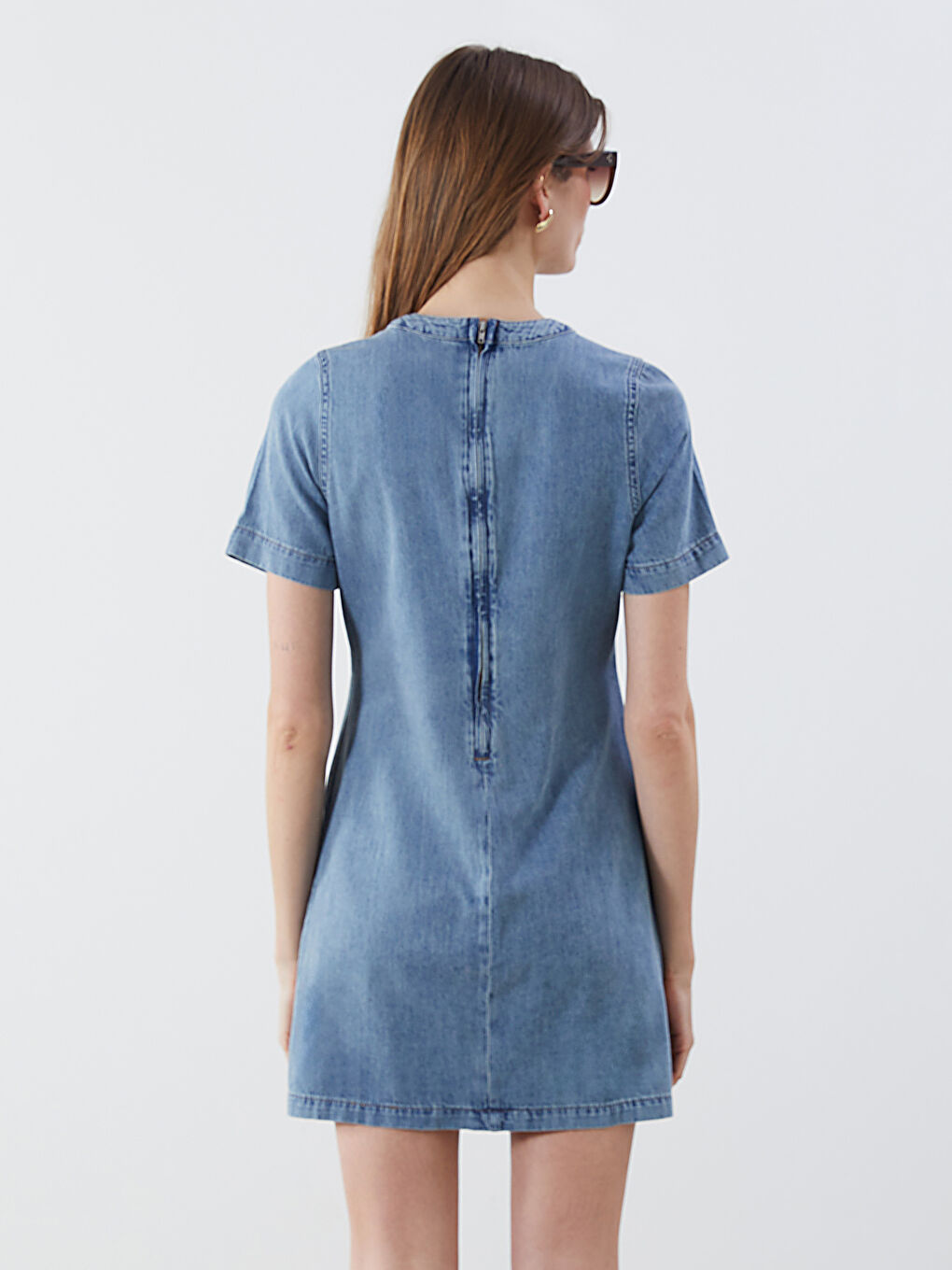 Woman INDIGO Denim Dress -S5P789Z8-507