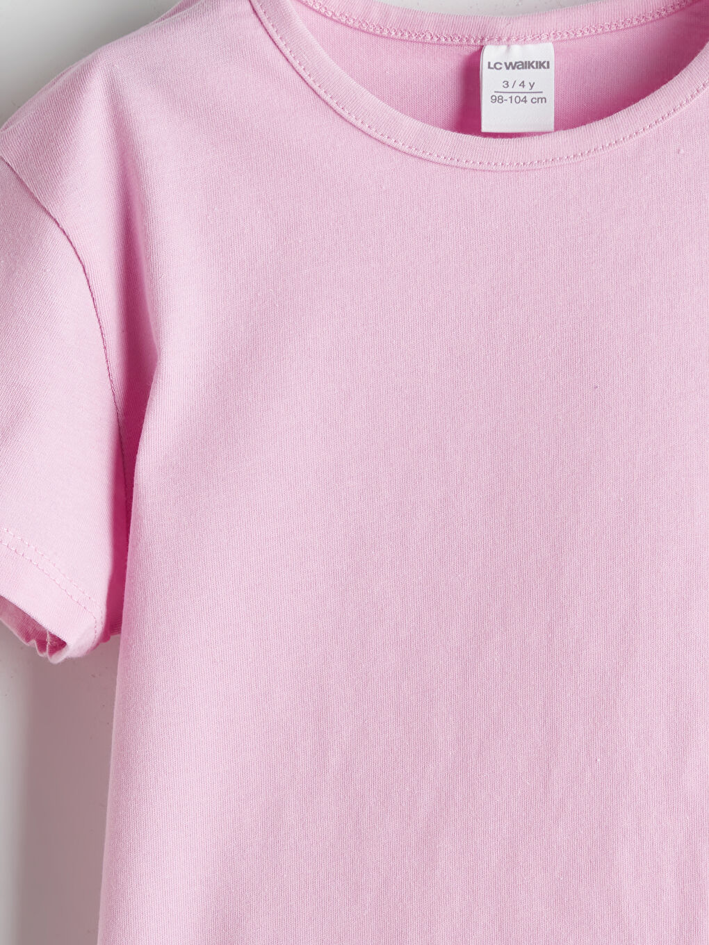 Lila Bisiklet Yaka Kız Çocuk Tişört-2