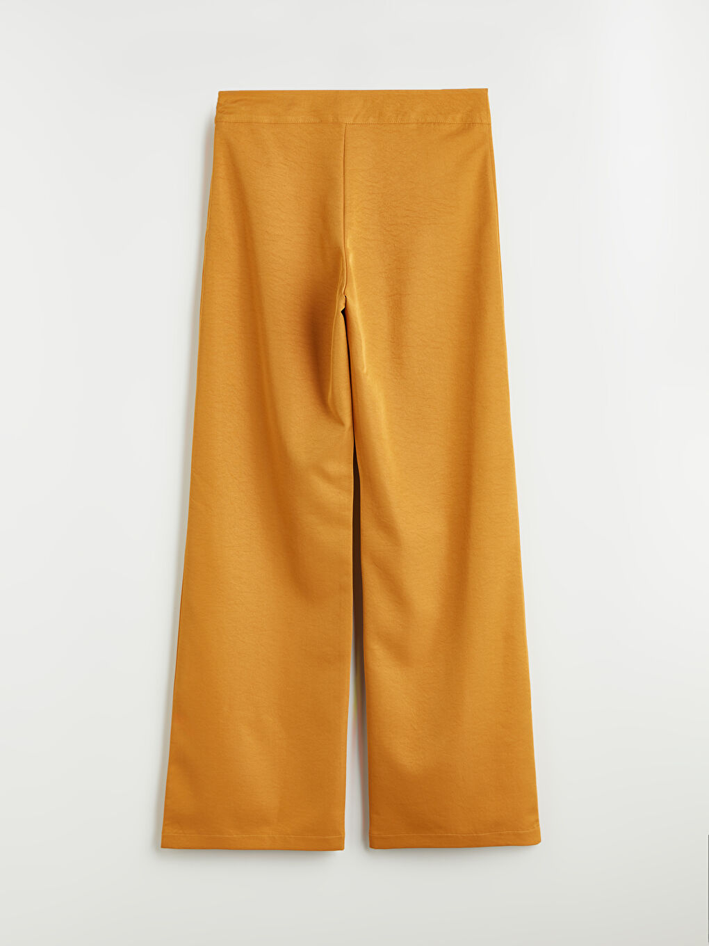 Pantalon Taille Haute à Jambe Large avec Fermeture Éclair pour Femmes-5