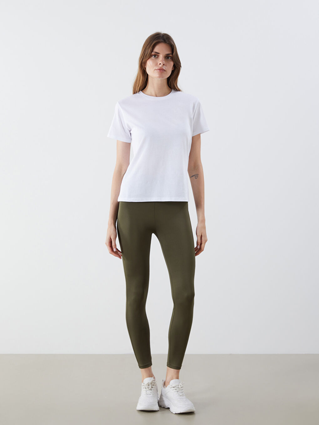 Elasticated Waist Women's Leggings -S5P818Z8-HDA