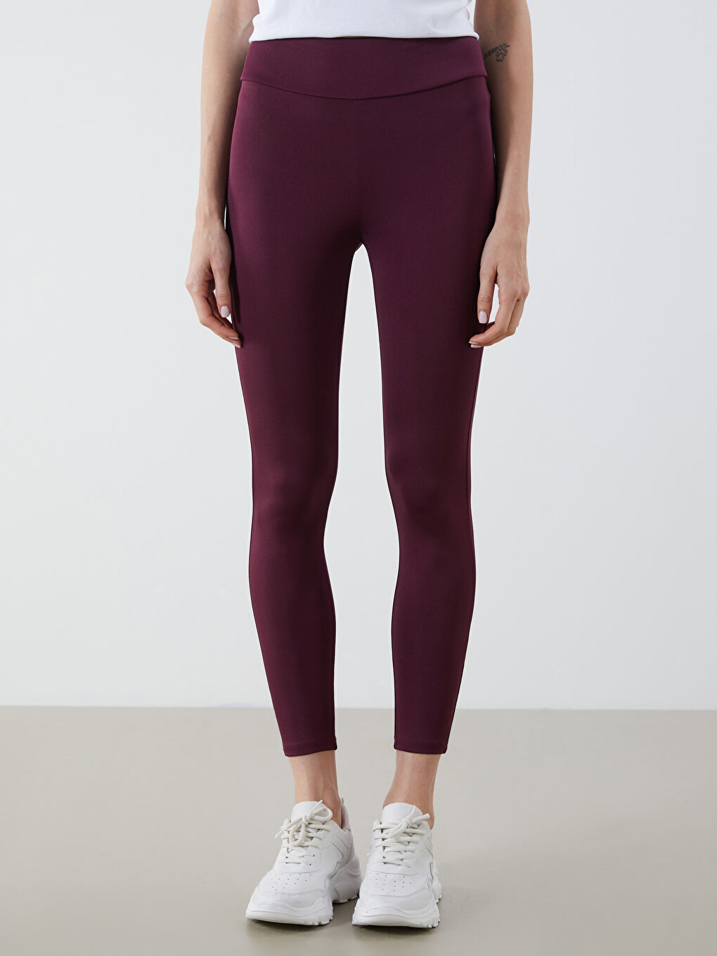 Elasticated Waist Women's Leggings -S5P818Z8-HNV
