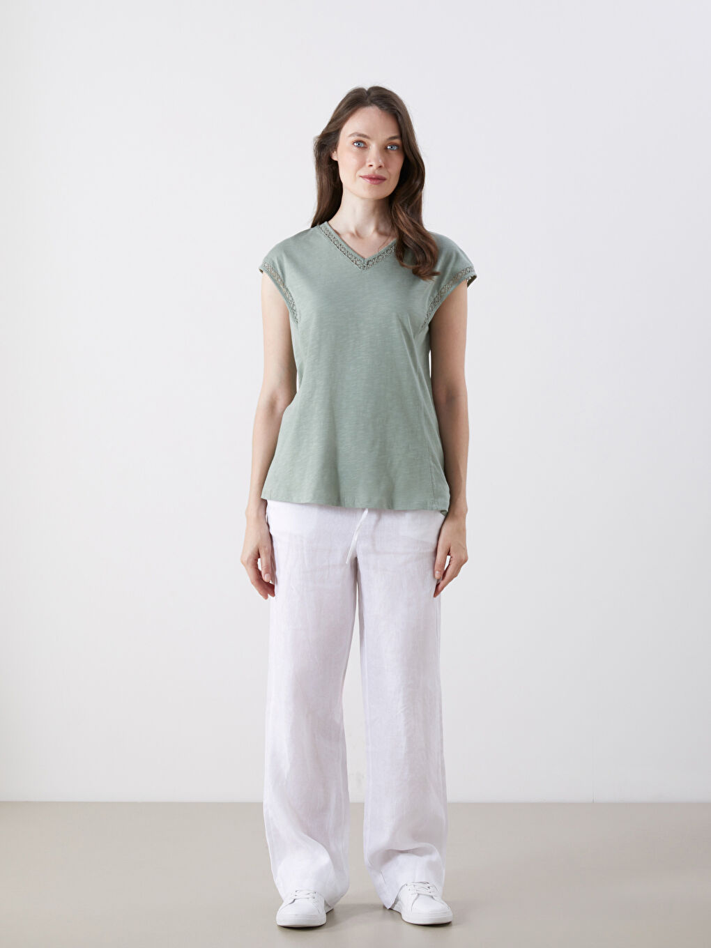 Woman GREEN Blouse -S5P850Z8-GJM