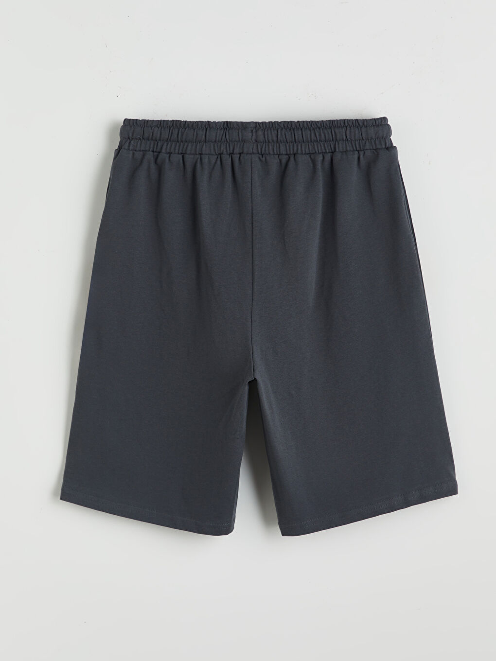 Antrasit Beli Lastikli Erkek Çocuk Şort-1