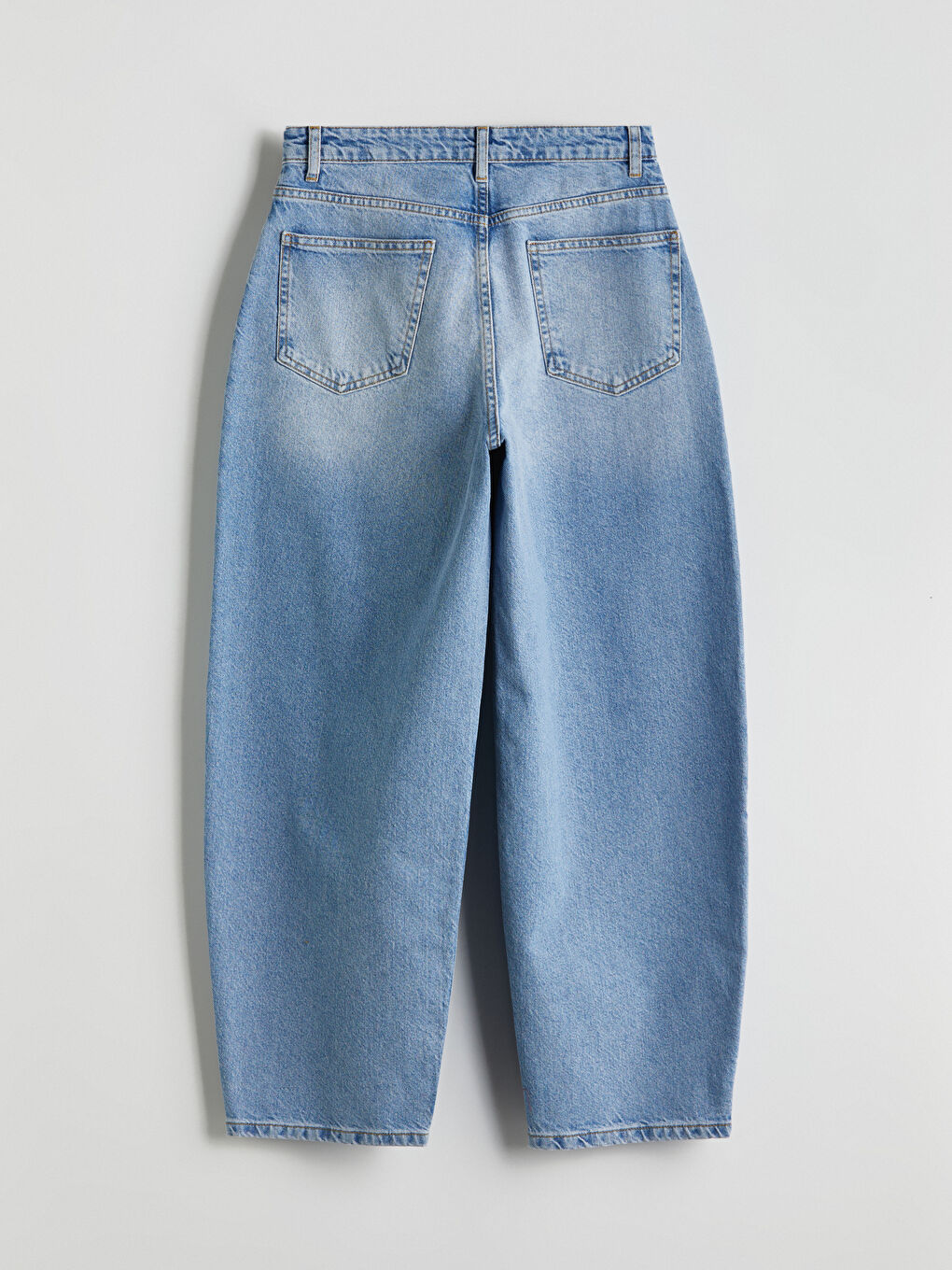 İndigo Balloon Fit Kadın Jean Pantolon-5