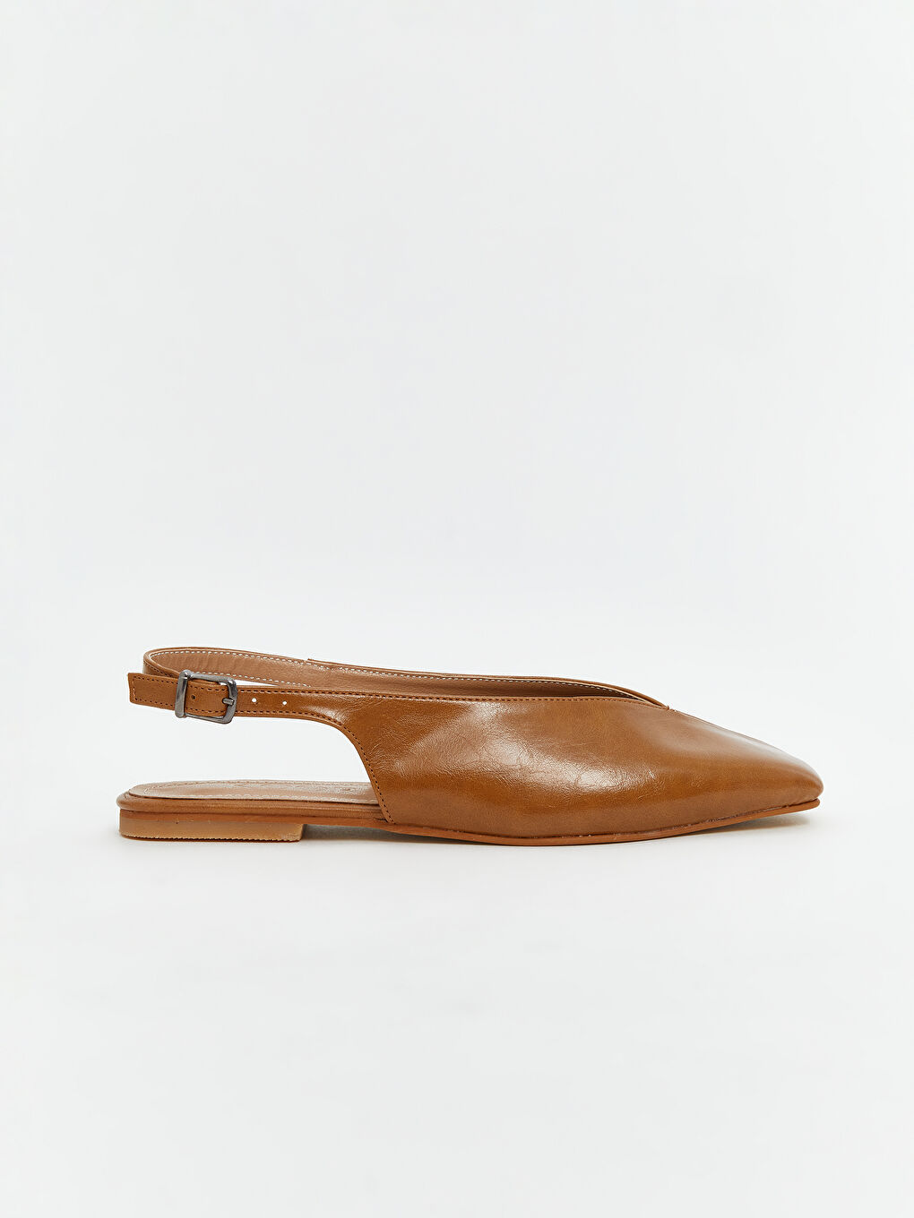 Bej Kare Burun Kadın Babet-1