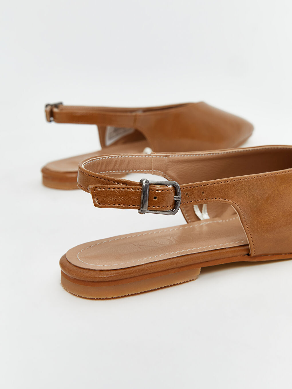 Bej Kare Burun Kadın Babet-4