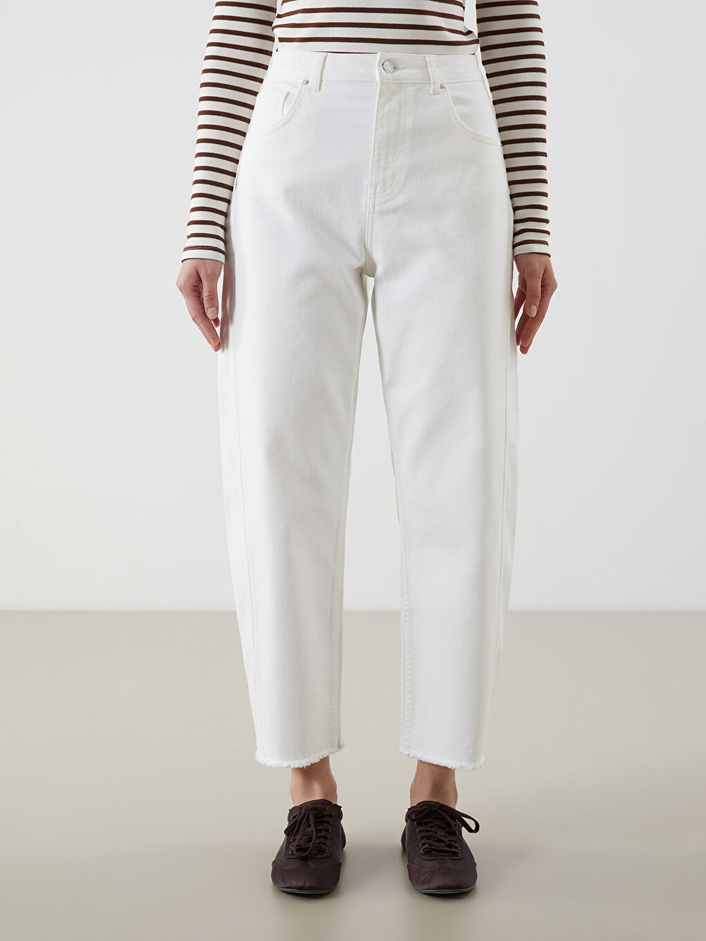 LCW Modest Baggy Fit Kadın Jean Pantolon -S5P890Z8-844