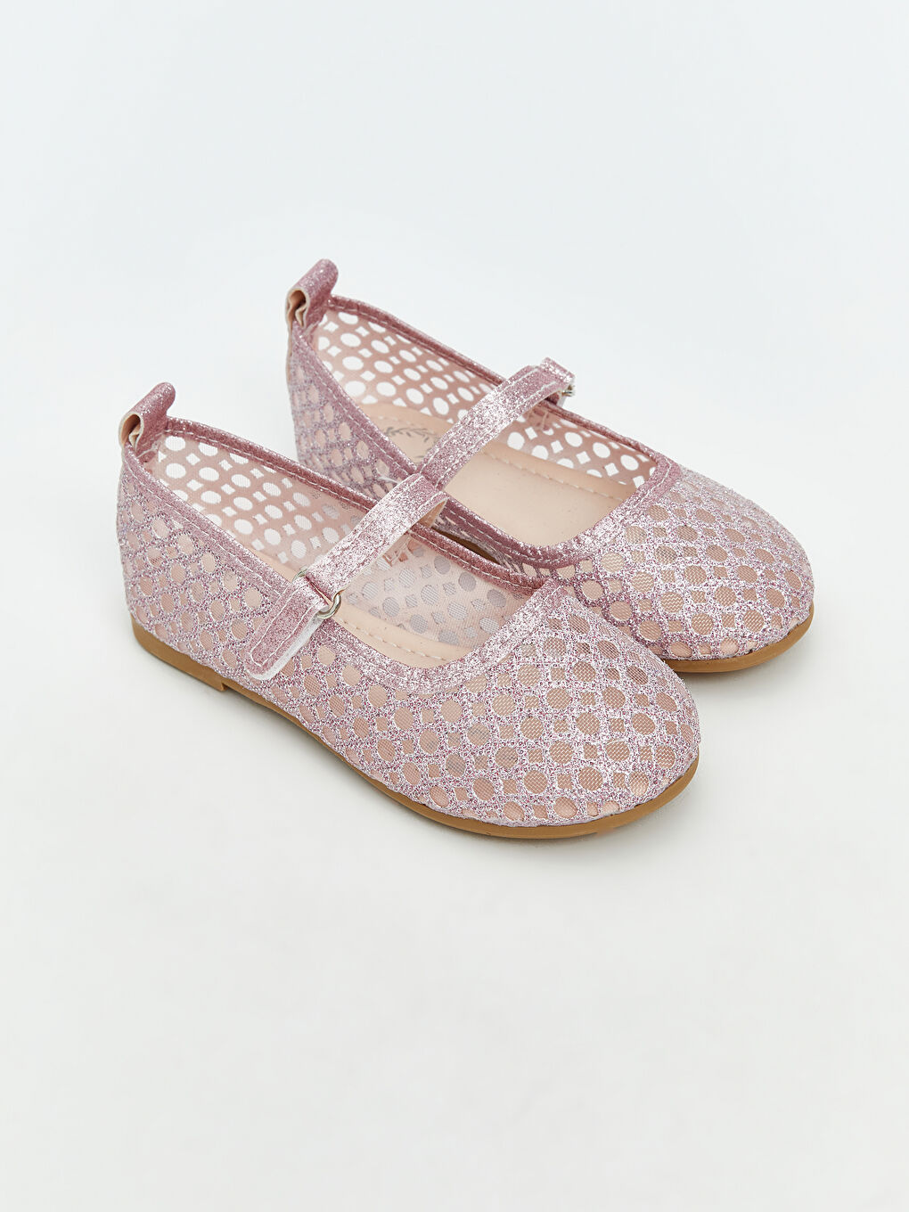 Pembe Cırt Cırtlı Kız Çocuk Babet