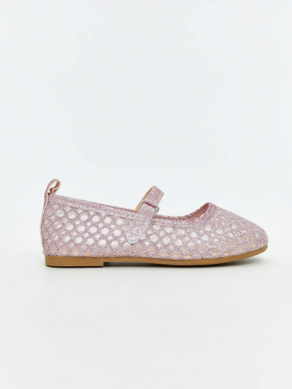 Pembe Cırt Cırtlı Kız Çocuk Babet-1