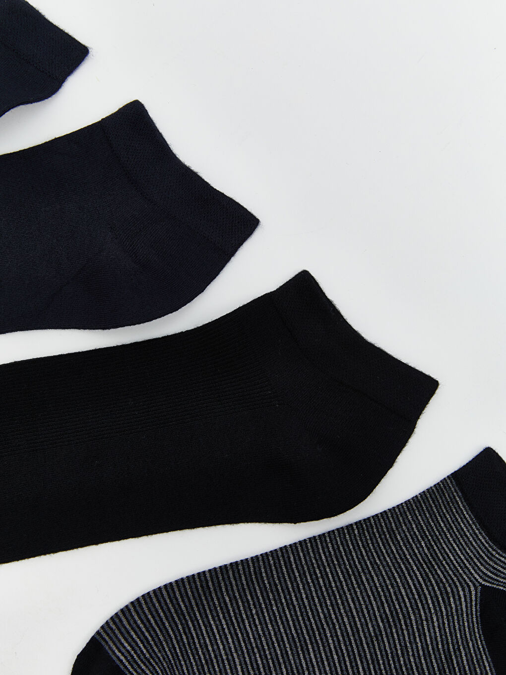 Striped Men's Trainer Socks 7 Pack -S5P973Z8-K00