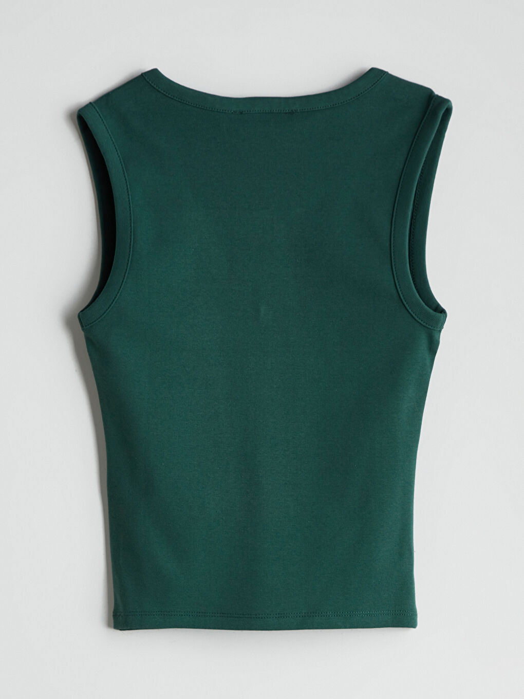 Yeşil V Yaka Kadın Atlet-5