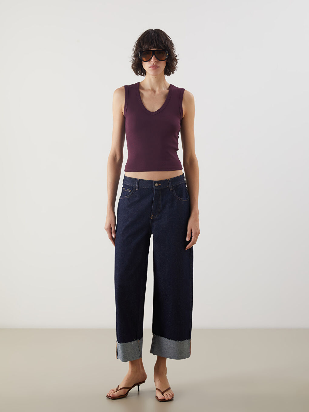 Mürdüm V Yaka Kadın Atlet-1