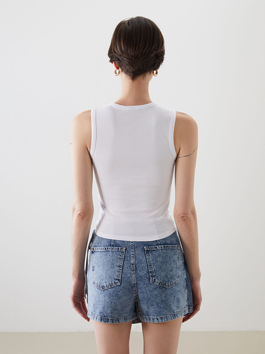 LCW Vision V Neck Women's Tank Top -S5P976Z8-Q6K