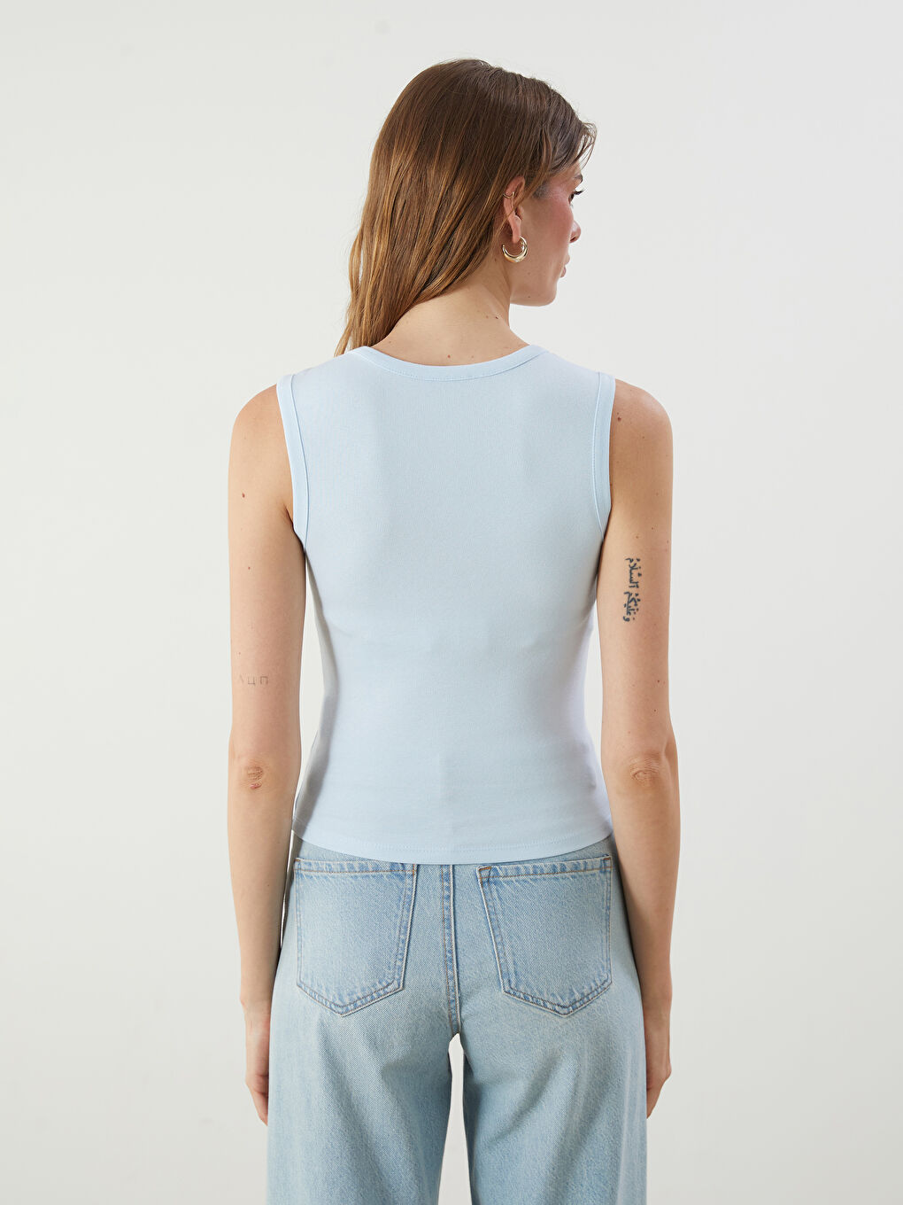 LCW Vision V Neck Women's Tank Top -S5P976Z8-QWQ