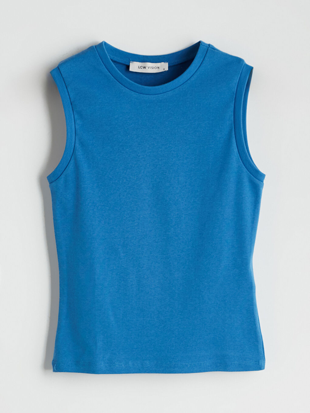 Mavi Bisiklet Yaka Kadın Atlet-4