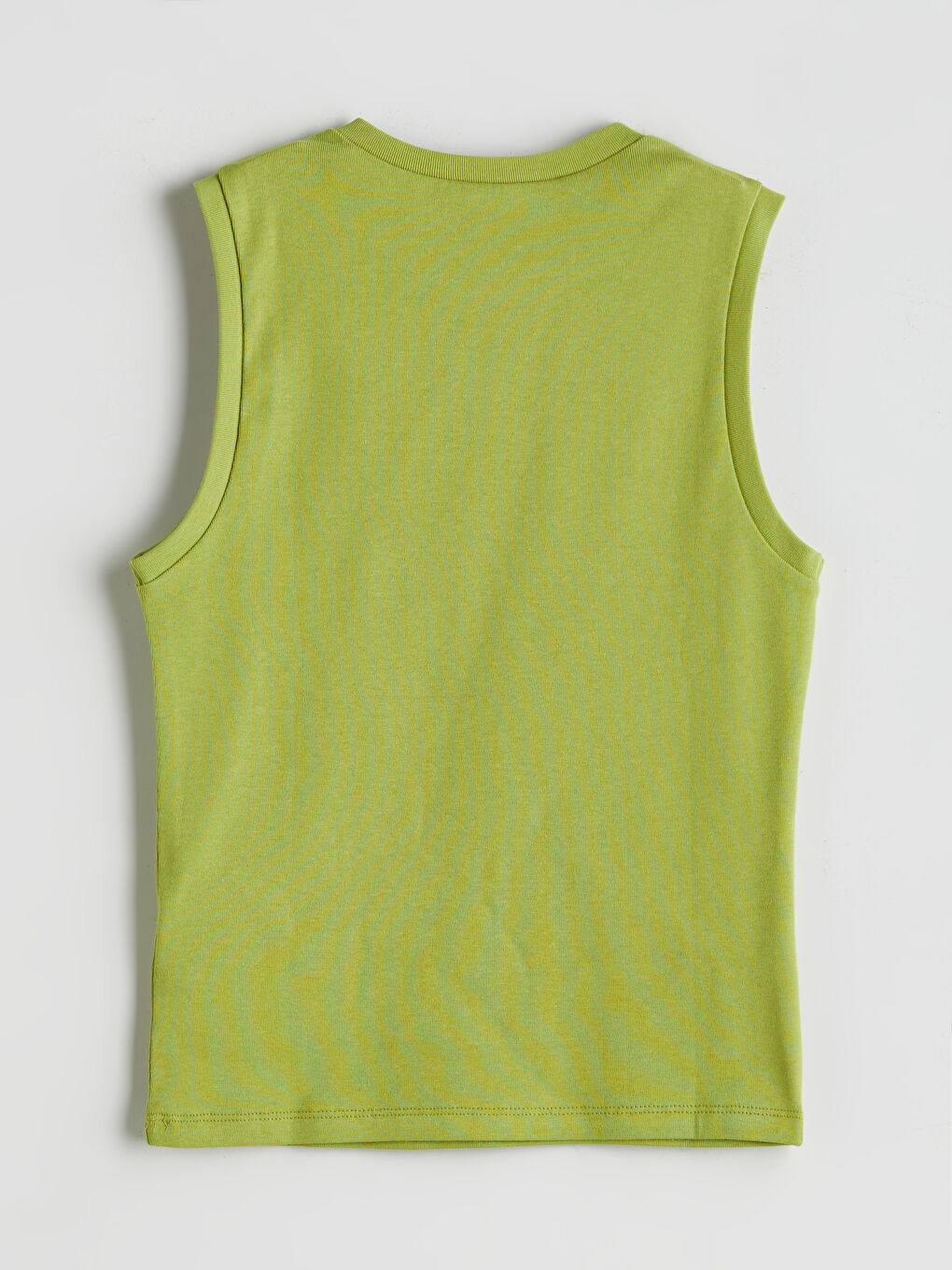 Yeşil Bisiklet Yaka Kadın Atlet-5