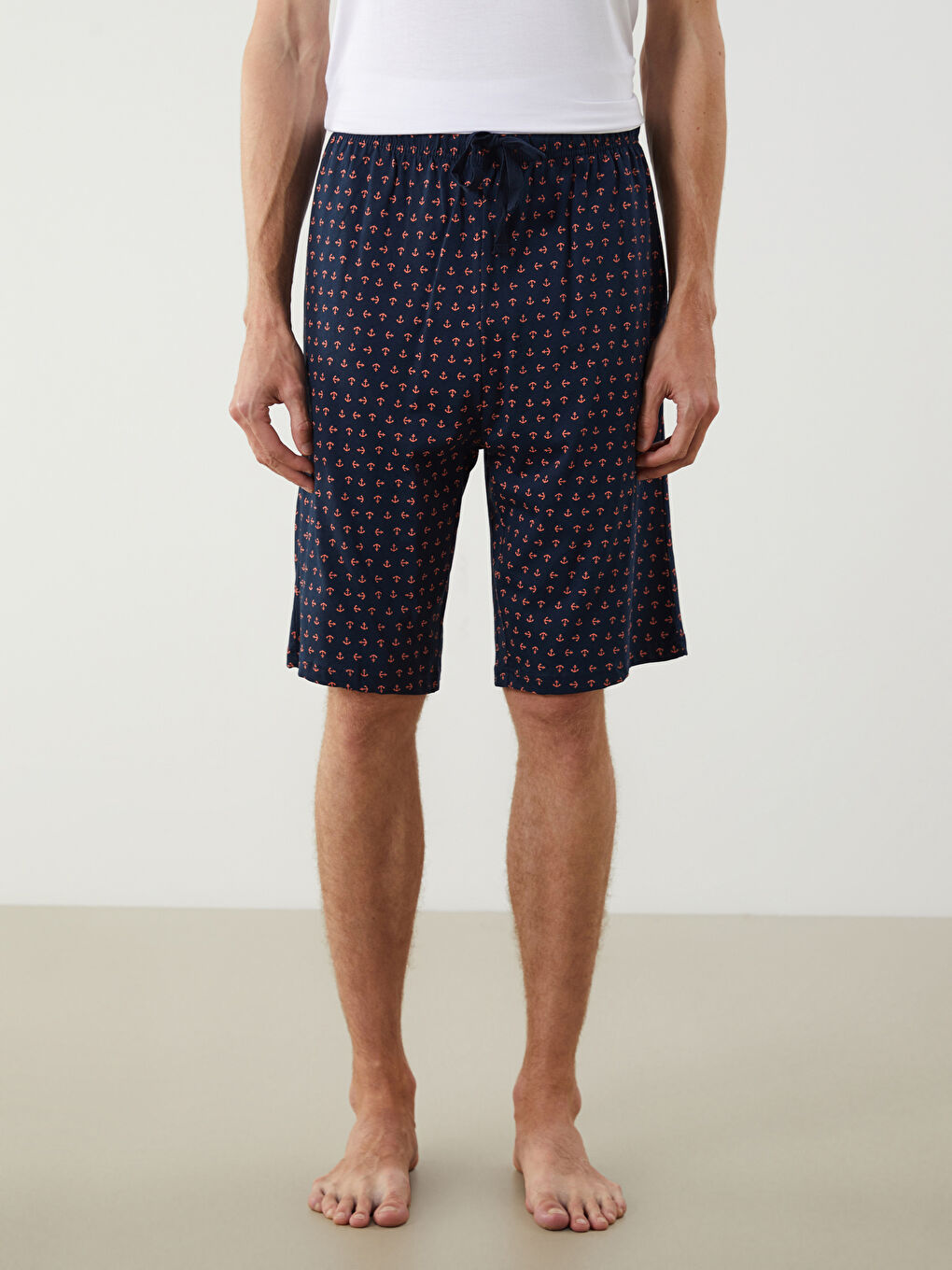 Standard Fit Men's Pyjama Bottom Shorts -S5P980Z8-LSJ