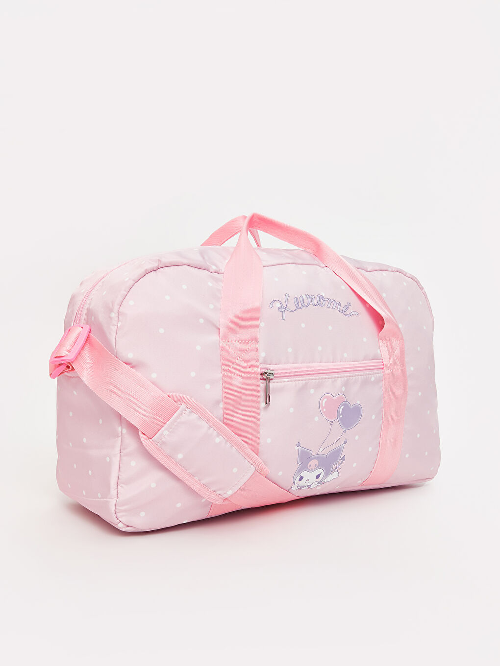 Pembe Kuromi Baskılı Kız Çocuk Spor Çantası-1