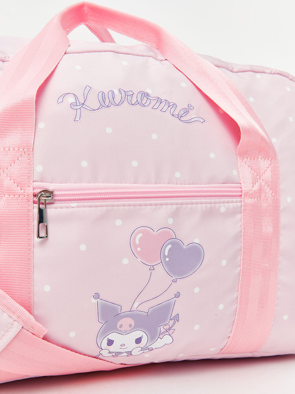 Pembe Kuromi Baskılı Kız Çocuk Spor Çantası-2