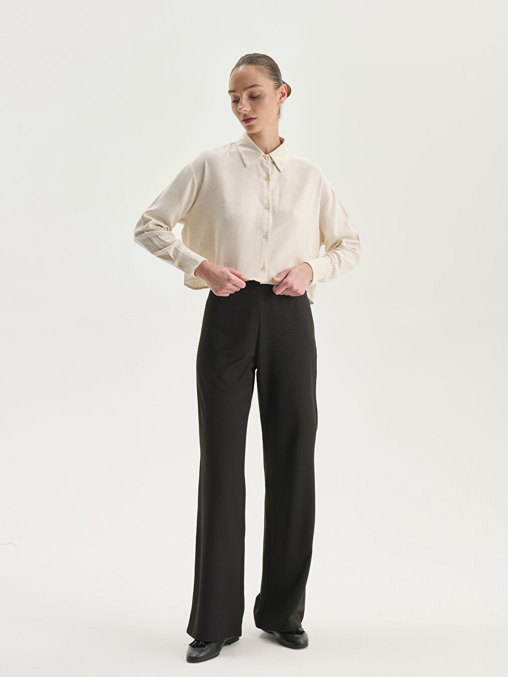 Chemise Coupe Courte pour Femmes-1